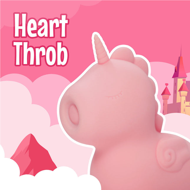 Unihorn Heart Throb Yellow Flicking Stimulator