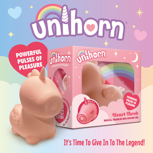Unihorn Heart Throb Yellow Flicking Stimulator