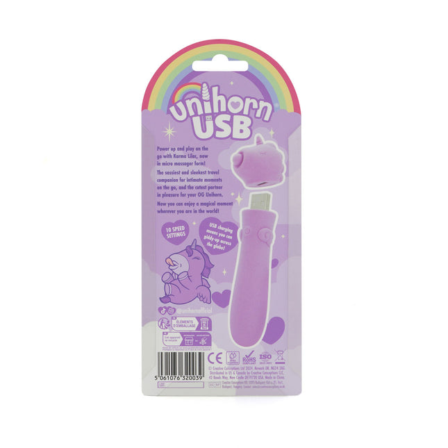 Unihorn USB Karma Lilac Bullet Vibrator