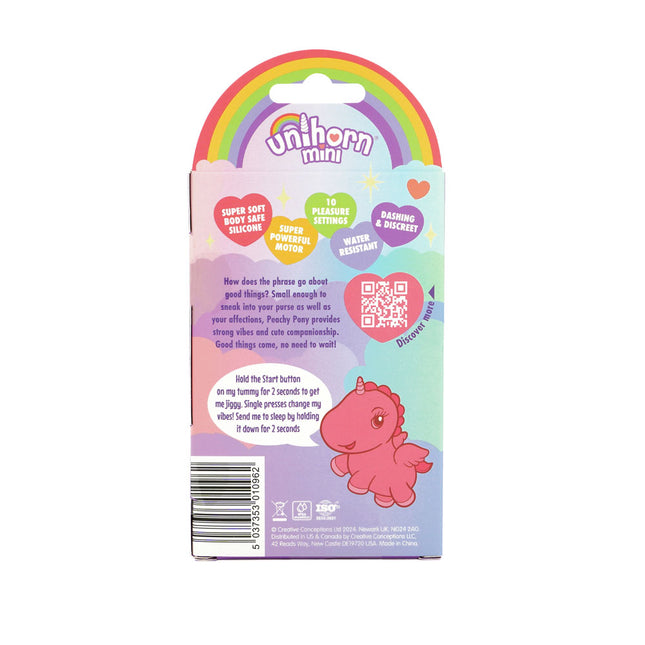 Unihorn Mini Peachy Pony USB Rechargeable Stimulator