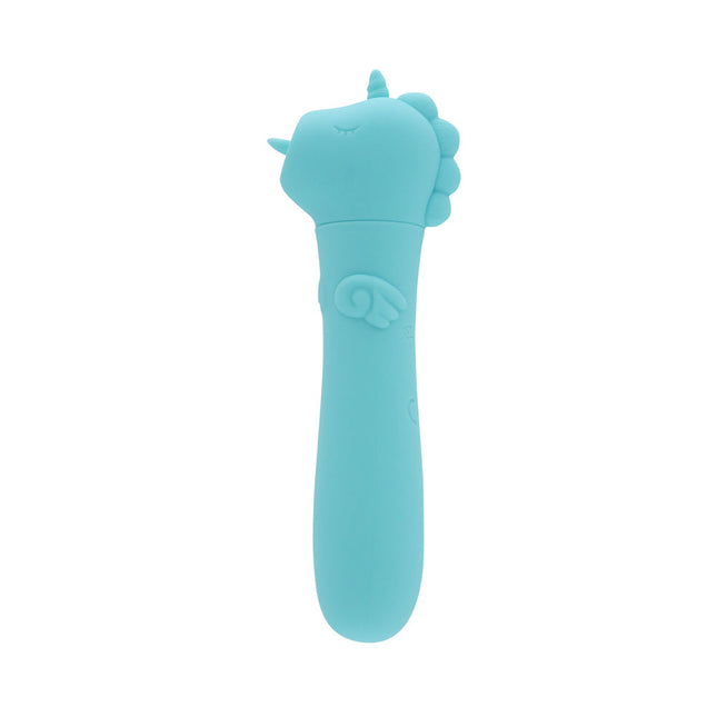 Unihorn USB Mount'n Peak Teal Bullet Vibrator