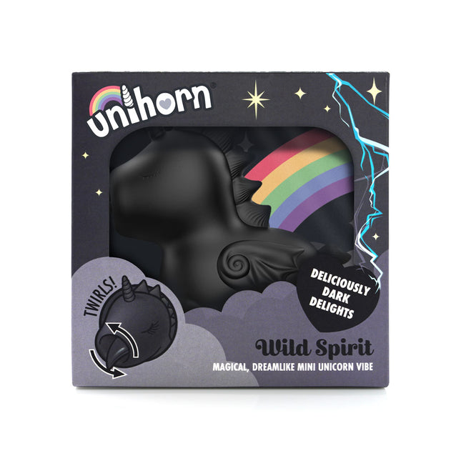 Unihorn Wild Spirit Black USB Flicking Stimulator