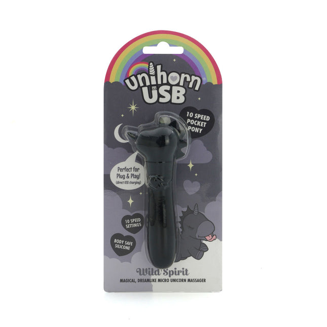 Unihorn USB Wild Spirit - Black Bullet Vibrator