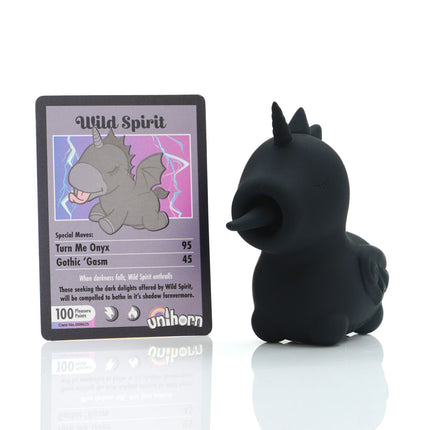 Unihorn Wild Spirit Black USB Flicking Stimulator