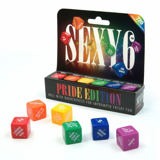 Sexy 6 - Pride Edition Couples Dice Game