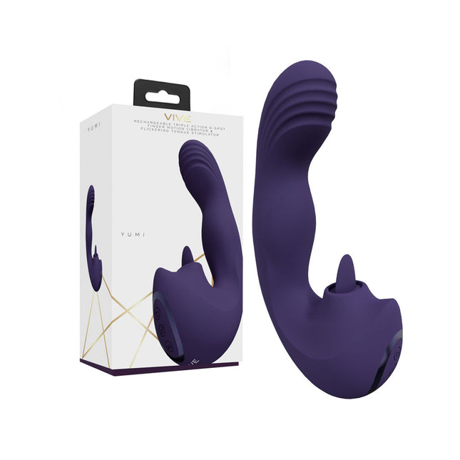 VIVE Yumi Purple Tongue Vibrator