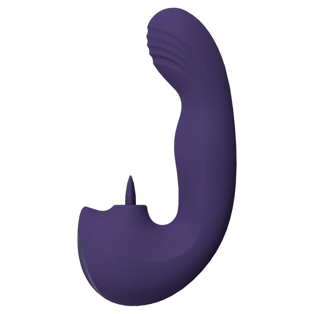 VIVE Yumi Purple Tongue Vibrator Rechargeable