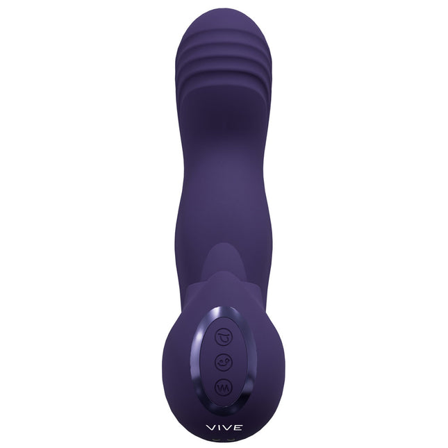 VIVE Yumi Purple Tongue Vibrator Front