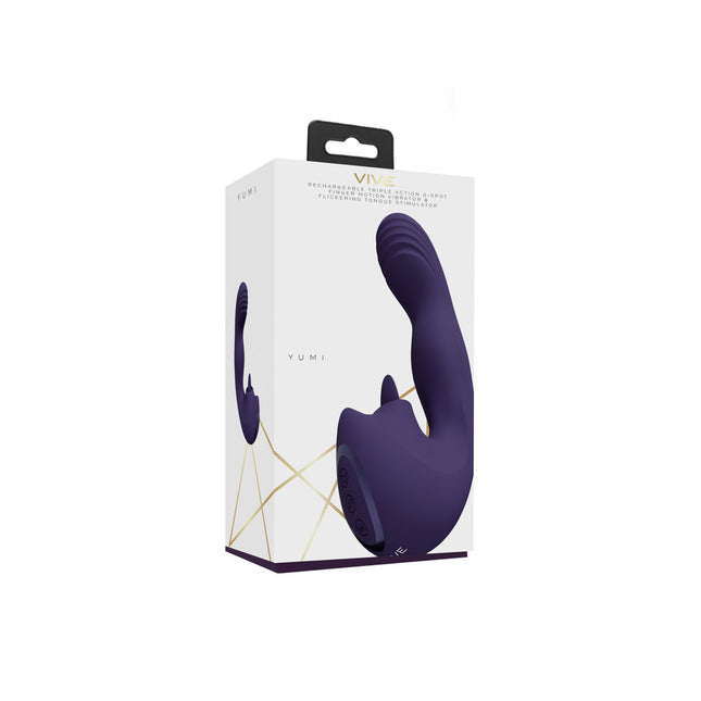 VIVE Yumi Purple Tongue Vibrator Box
