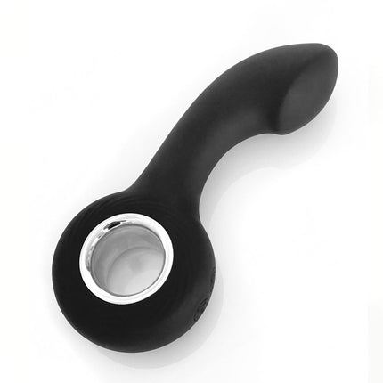 VERS Rechargeable Silicone P-Spot Vibe - Black Prostate Massager