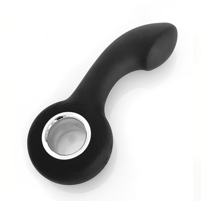 VERS Rechargeable Silicone P-Spot Vibe - Black Prostate Massager