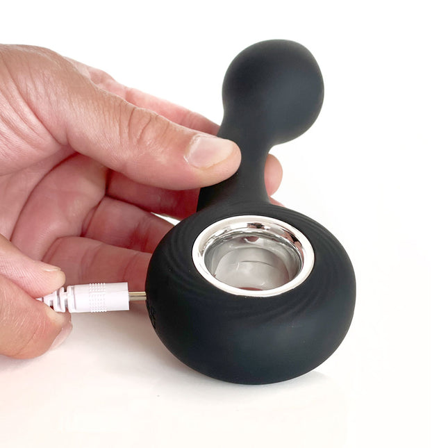 VERS Rechargeable Silicone G Spot Vibrator - Black