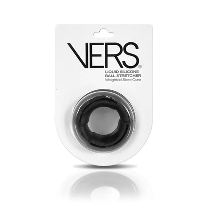 VERS Liquid Silicone Weighted Steel Core Ball Stretcher - Black