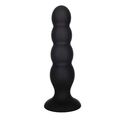 VERS Liquid Silicone Suction Plug Steel Motion Balls - Black