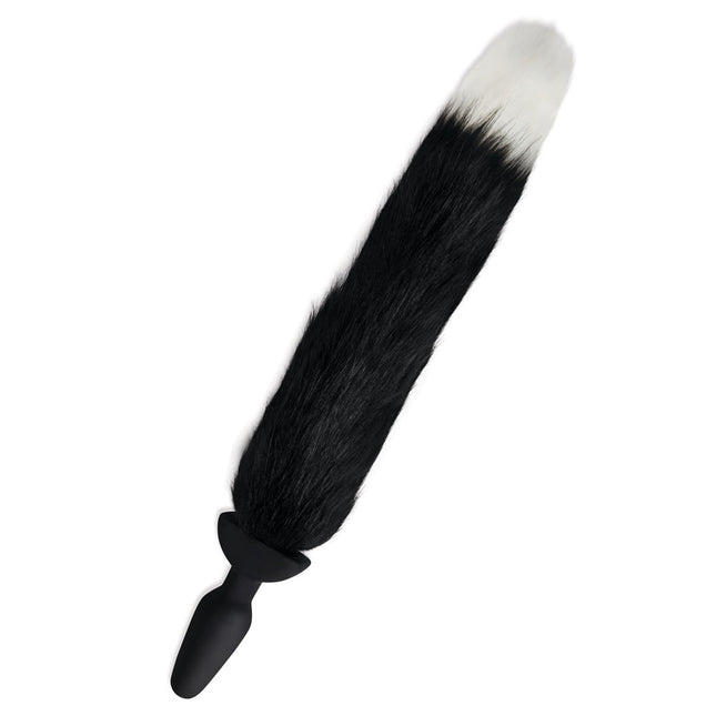 WhipSmart Furry Tales Silicone Foxtail Rechargeable Butt Plug Front View