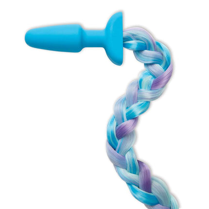 WhipSmart Furry Tales Silicone Unicorn Butt Plug Side View