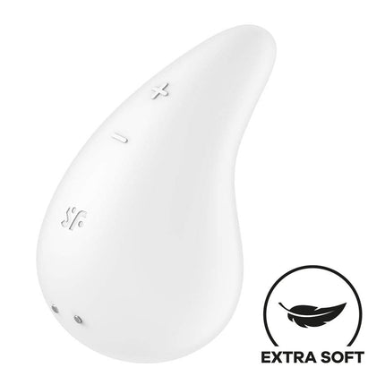 White Dew Drop Vibrator Extra Soft