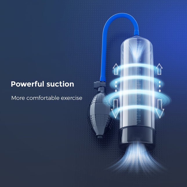 Powerful Suction penis pump clear
