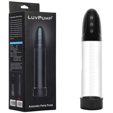 LuvPump Clear Automatic Penis Pump