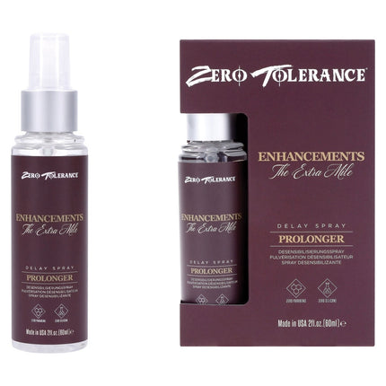Zero Tolerance Enhancements The Extra Mile - Delay Spray for Men - 60ml Spray