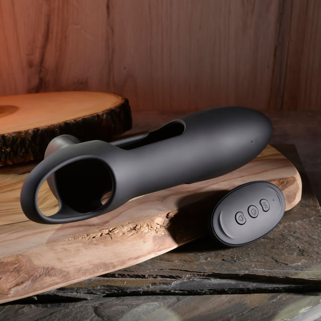 Zero Tolerance NAUTILUS Black Vibrating Penis Extender Sleeve