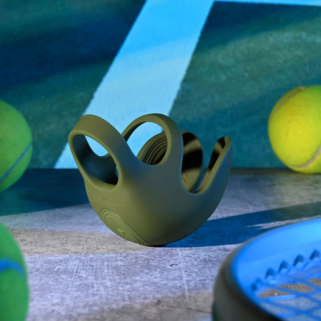 Zero Tolerance NUTTY BUDDY - Olive Green Vibrating Cock & Balls Ring