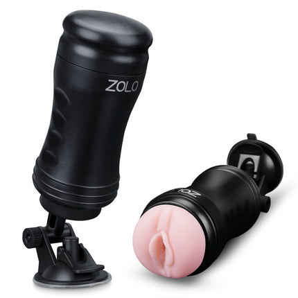 Zolo Solo Flesh Vagina Stroker with Suction Base