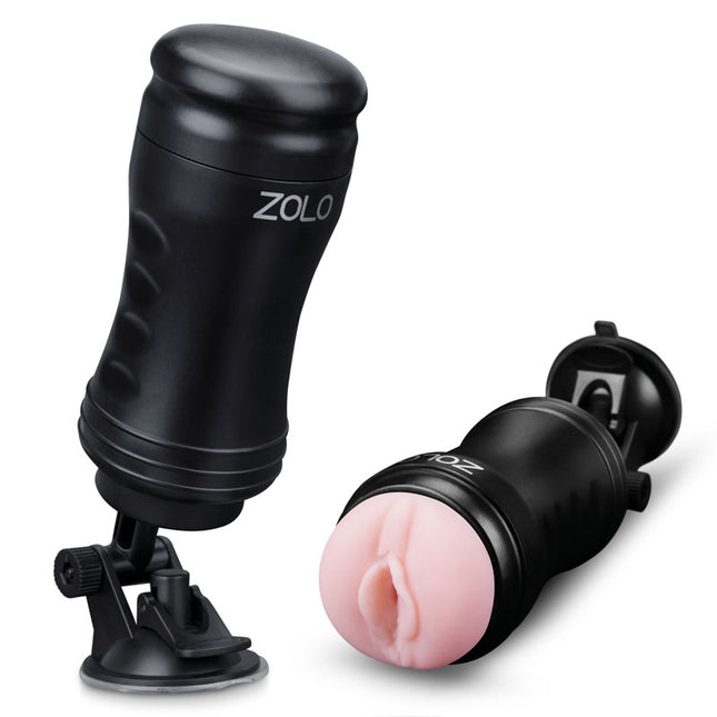 Zolo Solo Flesh Vagina Stroker with Suction Base