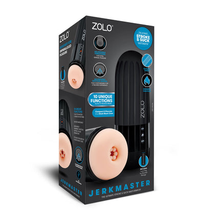 Zolo Jerkmaster - USB Rechargeable Stroking & Sucking Masturbator