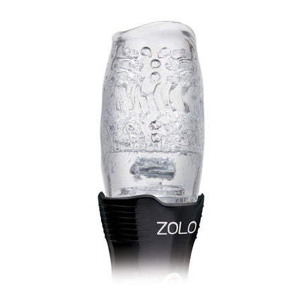 Zolo The Original Gawk Gawk - Clear Vibrating, Rotating & Thrusting Masturbator