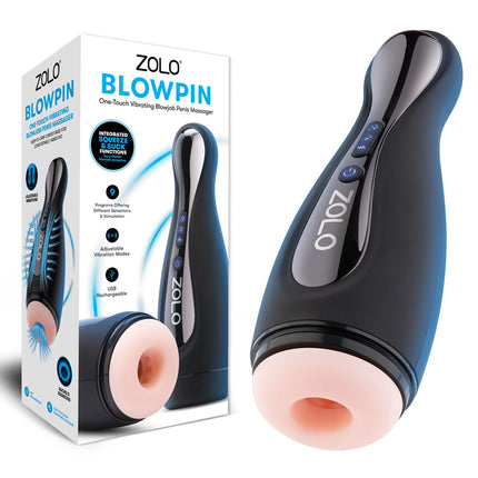 Zolo Blowpin - Flesh Auto Sucking and Vibrating Masturbator